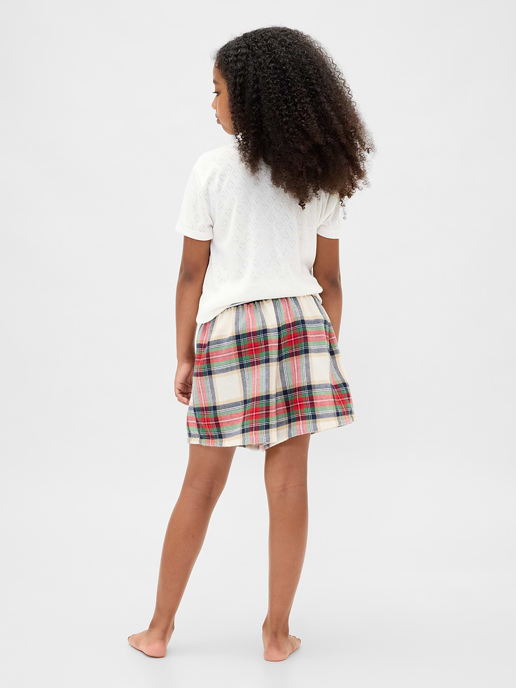 Image number 2 showing, Kids Recycled Flannel PJ Boxer Shorts