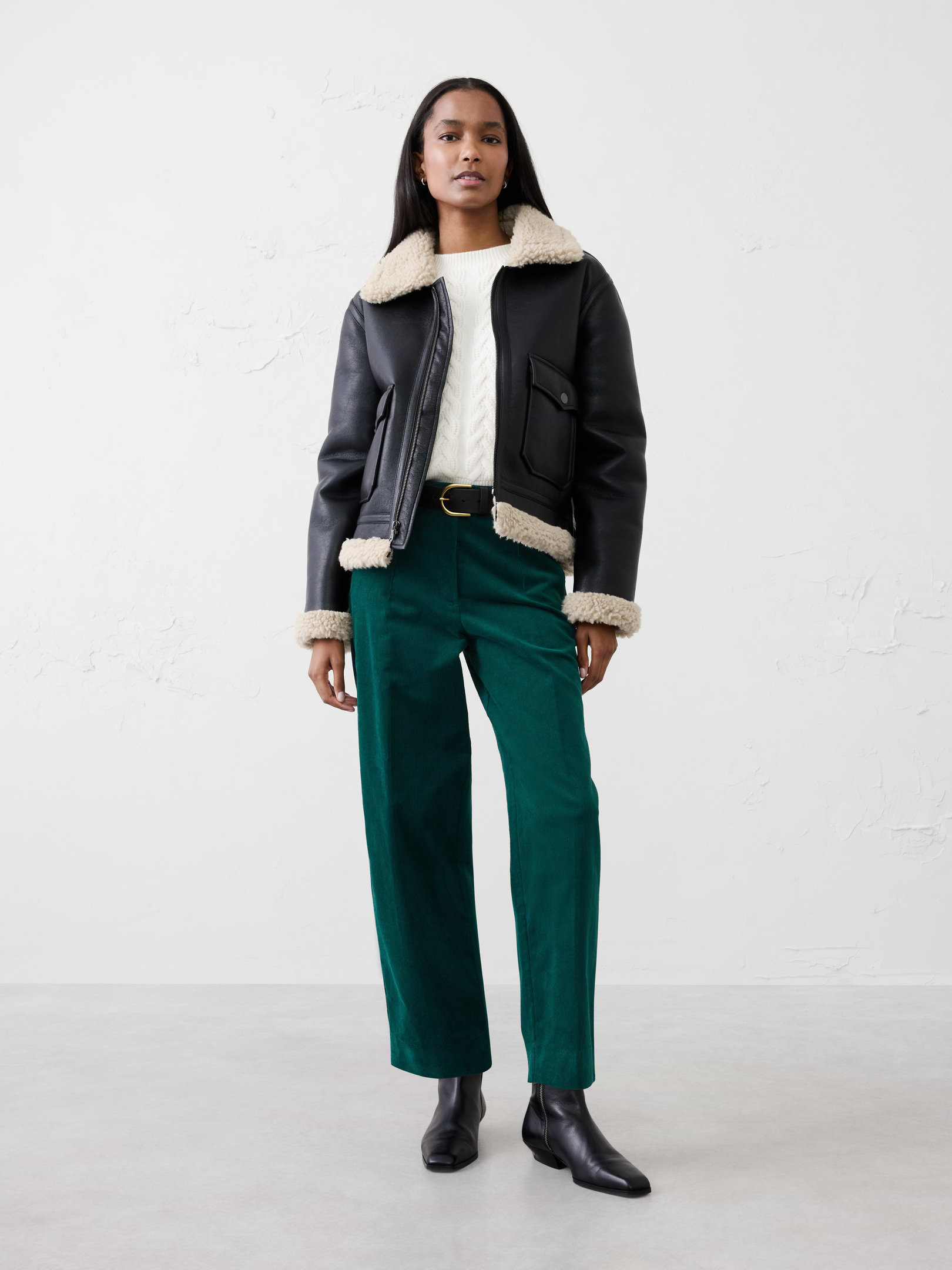 Straight Mid-Rise Corduroy Pant | Banana Republic Factory