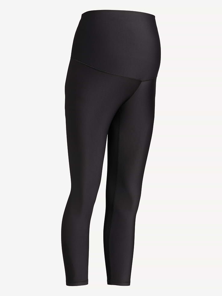 Image number 4 showing, Maternity PowerSoft Postpartum Support 7/8 Leggings