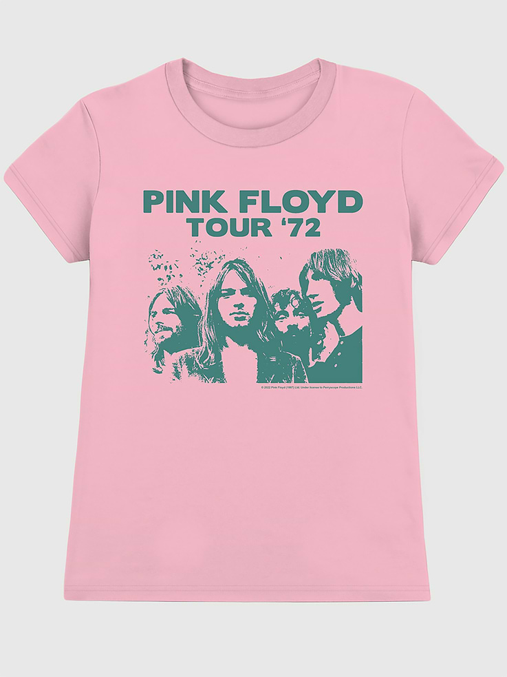 Image number 1 showing, Pink Floyd 72 Pink Graphic T-Shirt for Women