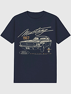 Image 1 of 4, Soft cotton T-shirt., Classic, straight and easy fit., Hits at the hip., Crewneck., Short sleeves., Officially licensed Ford American Muscle Dark Graphic at front.