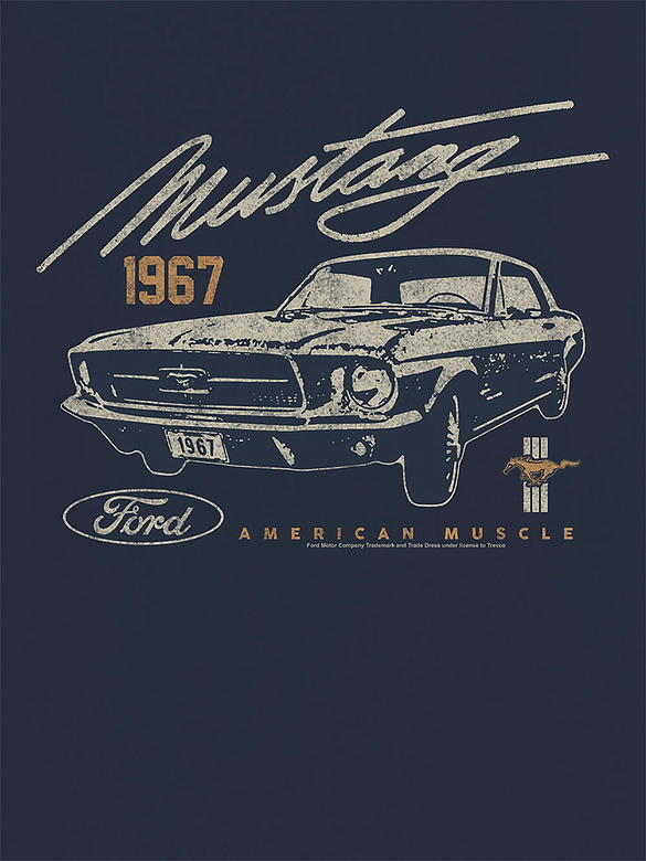 Ford American Muscle Graphic T-Shirt for Men