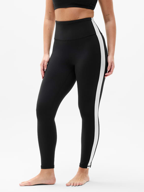 Elation Ultra High Rise Shine Sport Stripe 7/8 Legging