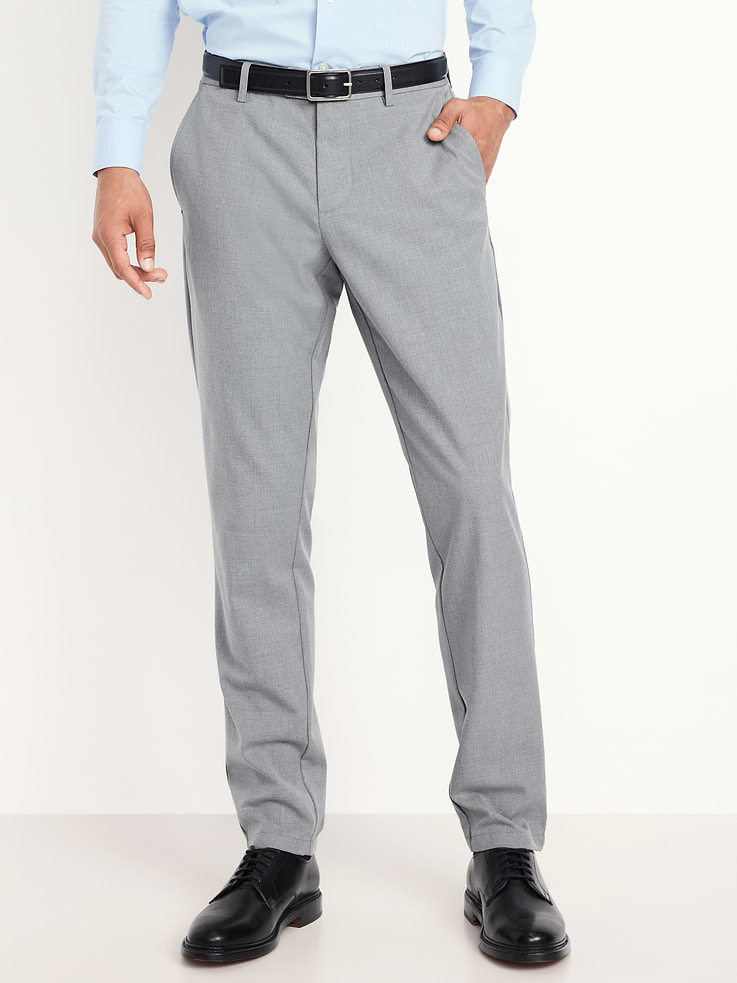 Image number 1 showing, 90's Straight-Fit Twill Dress Pants