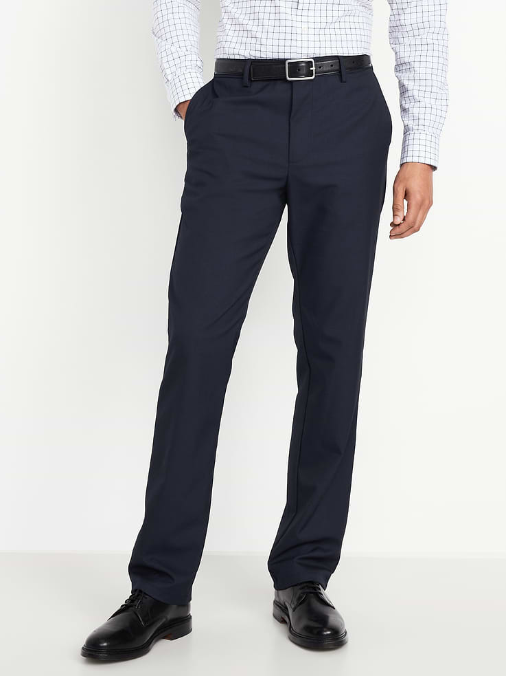 Image number 1 showing, 90's Straight-Fit Twill Dress Pants