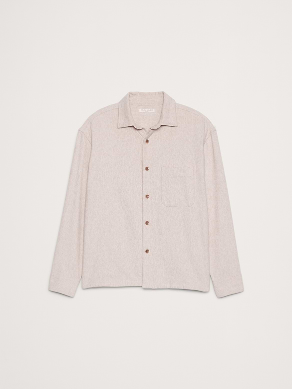 Relaxed-Fit Flannel Overshirt
