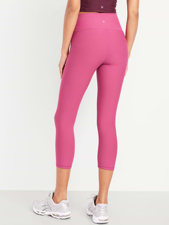 High-Waisted PowerSoft Crop Leggings