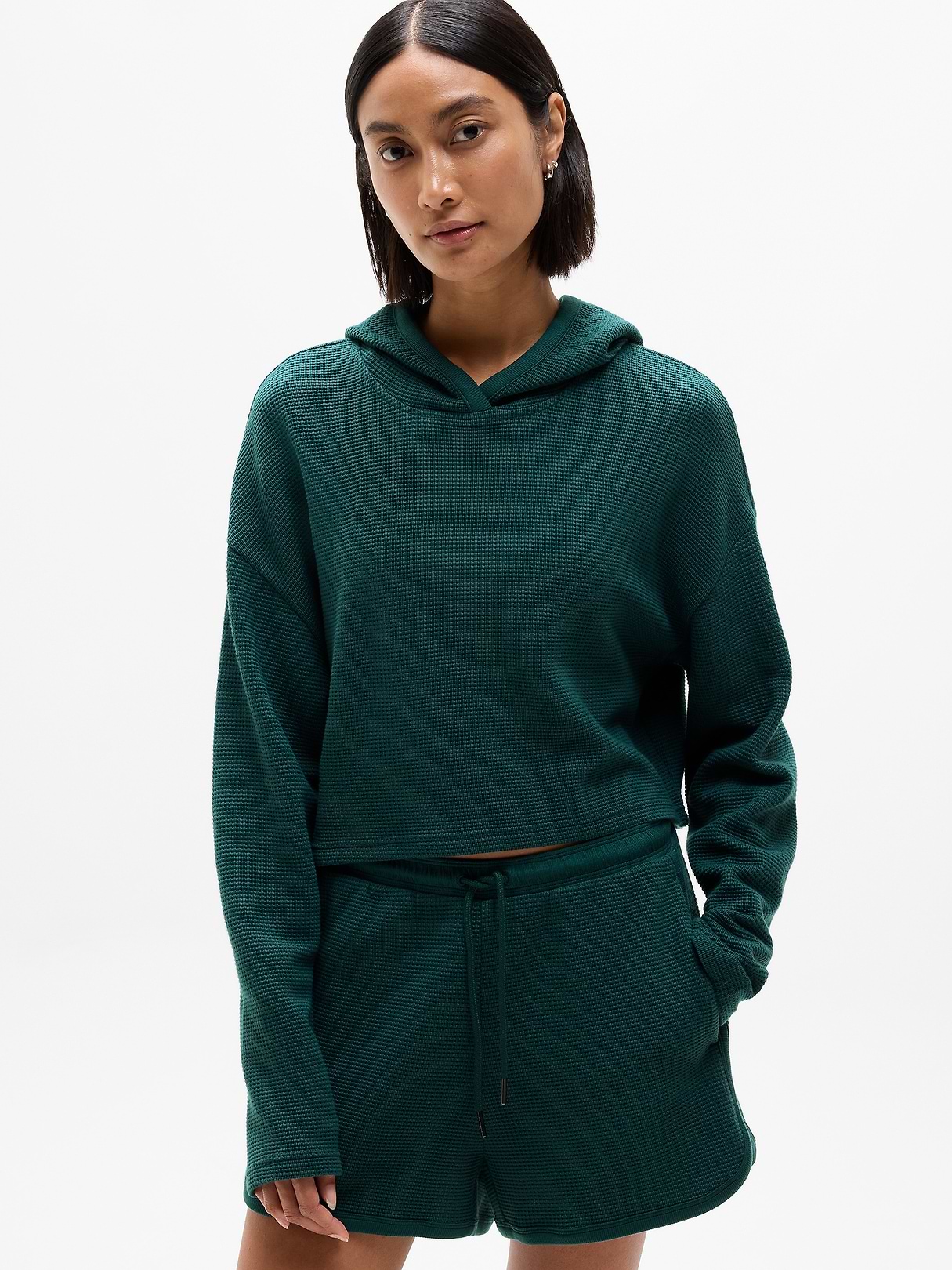 Tranquil Waffle Hoodie | Athleta