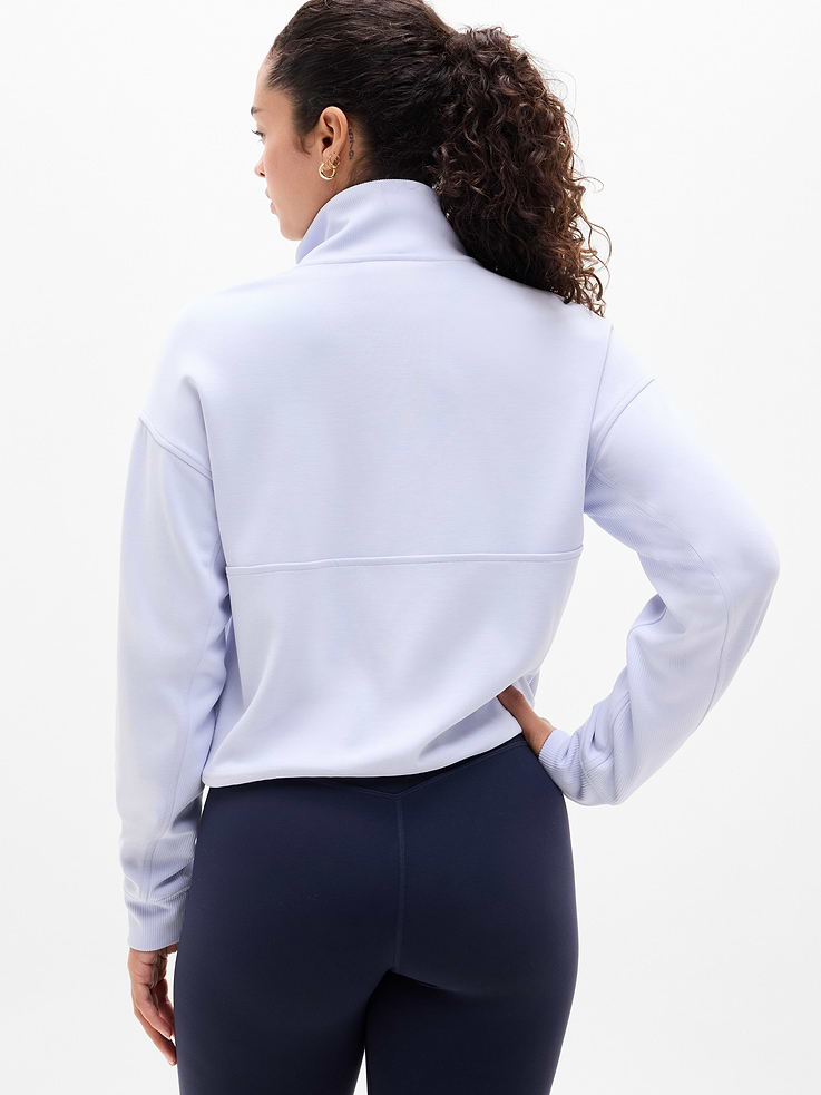 Image number 3 showing, Seasoft Rib 1/4 Zip Popover