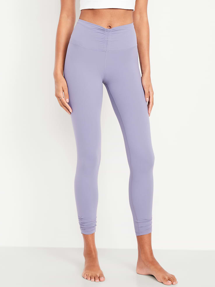 Image number 1 showing, High-Waisted StudioSmooth Ruched Leggings