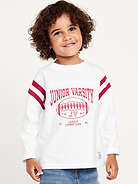 Image number 1 showing, Oversized Football Graphic T-Shirt for Toddler Boys