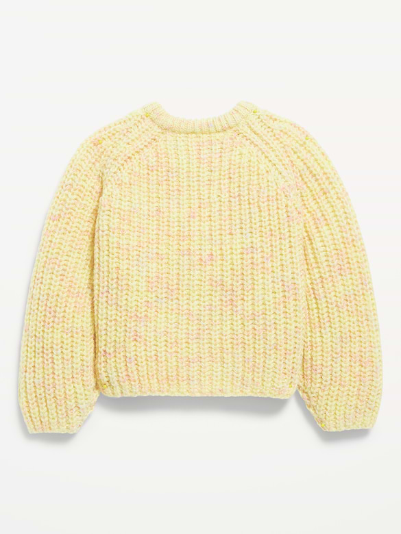 Cardigan en tricot côtelé pour toute-petite fille