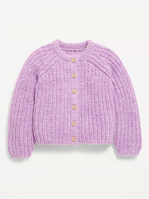 Button Button-Front Cardigan Sweater for Toddler Girls clearance posted today
