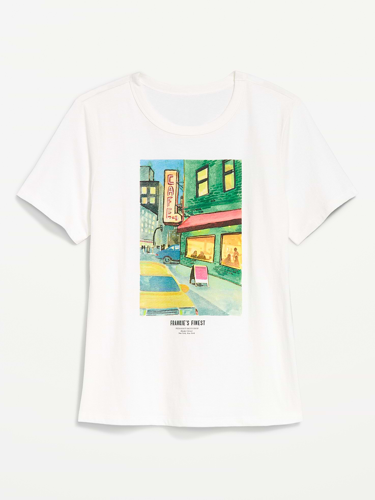 Image 5 of 9, EveryWear Crew-Neck Graphic T-Shirt