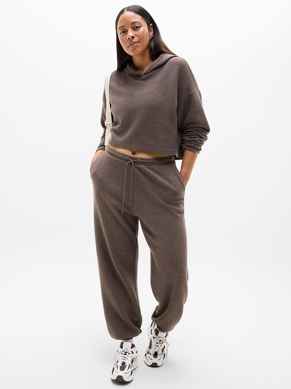 Tranquil Mid Rise Waffle Jogger