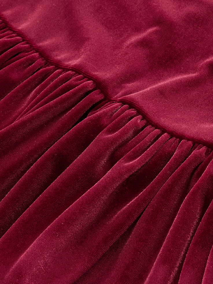 Image number 4 showing, Baby & Toddler Velour Ruffle Outfit Set