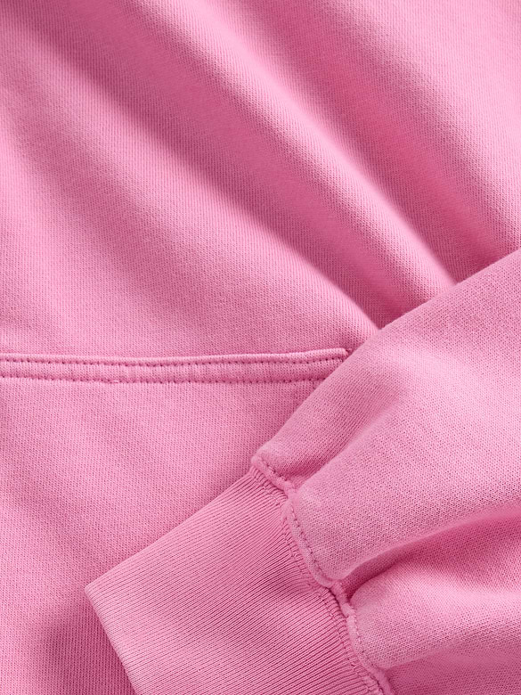 Adult Heavyweight Oversized Crop Zip Hoodie