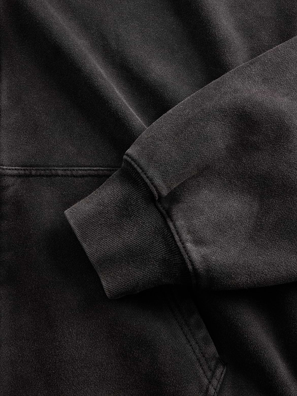Adult Heavyweight Oversized Crop Zip Hoodie