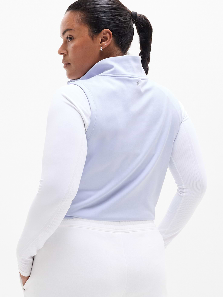 Image 6 of 6, Unstoppable 1/2 Zip Cropped Vest