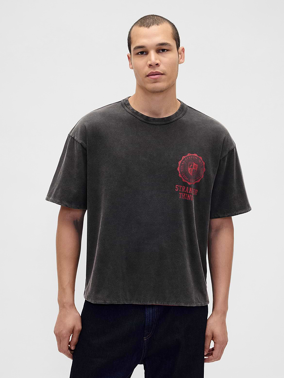 Stranger Things Adult Reversible Graphic T-Shirt