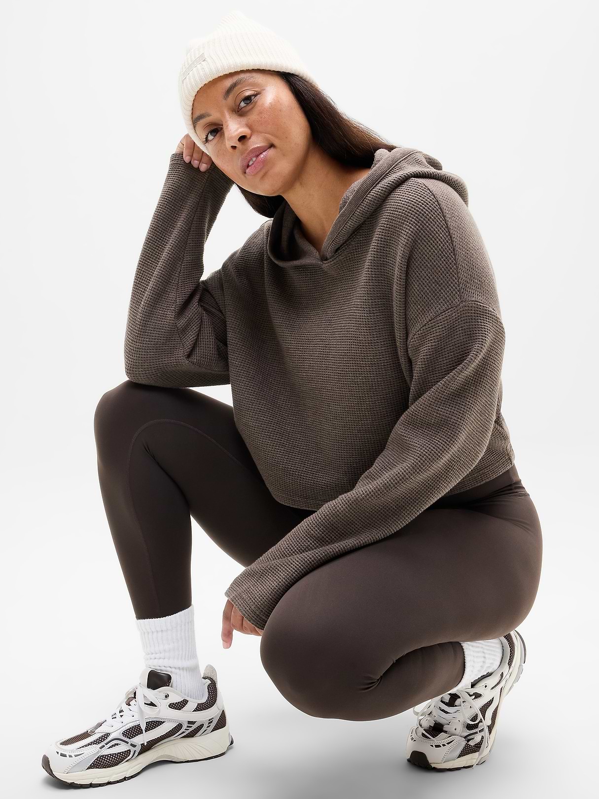 Tranquil Waffle Hoodie | Athleta