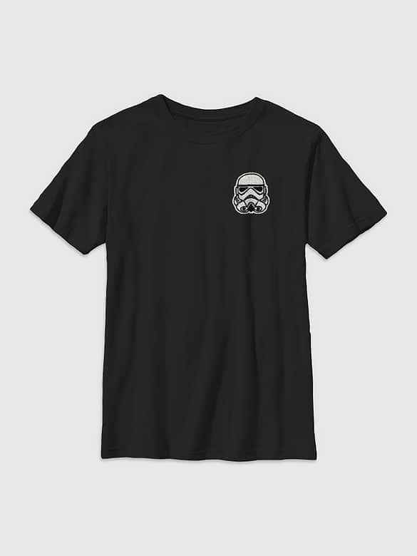 Kids Star Wars Embroidered Storm Trooper Graphic Tee