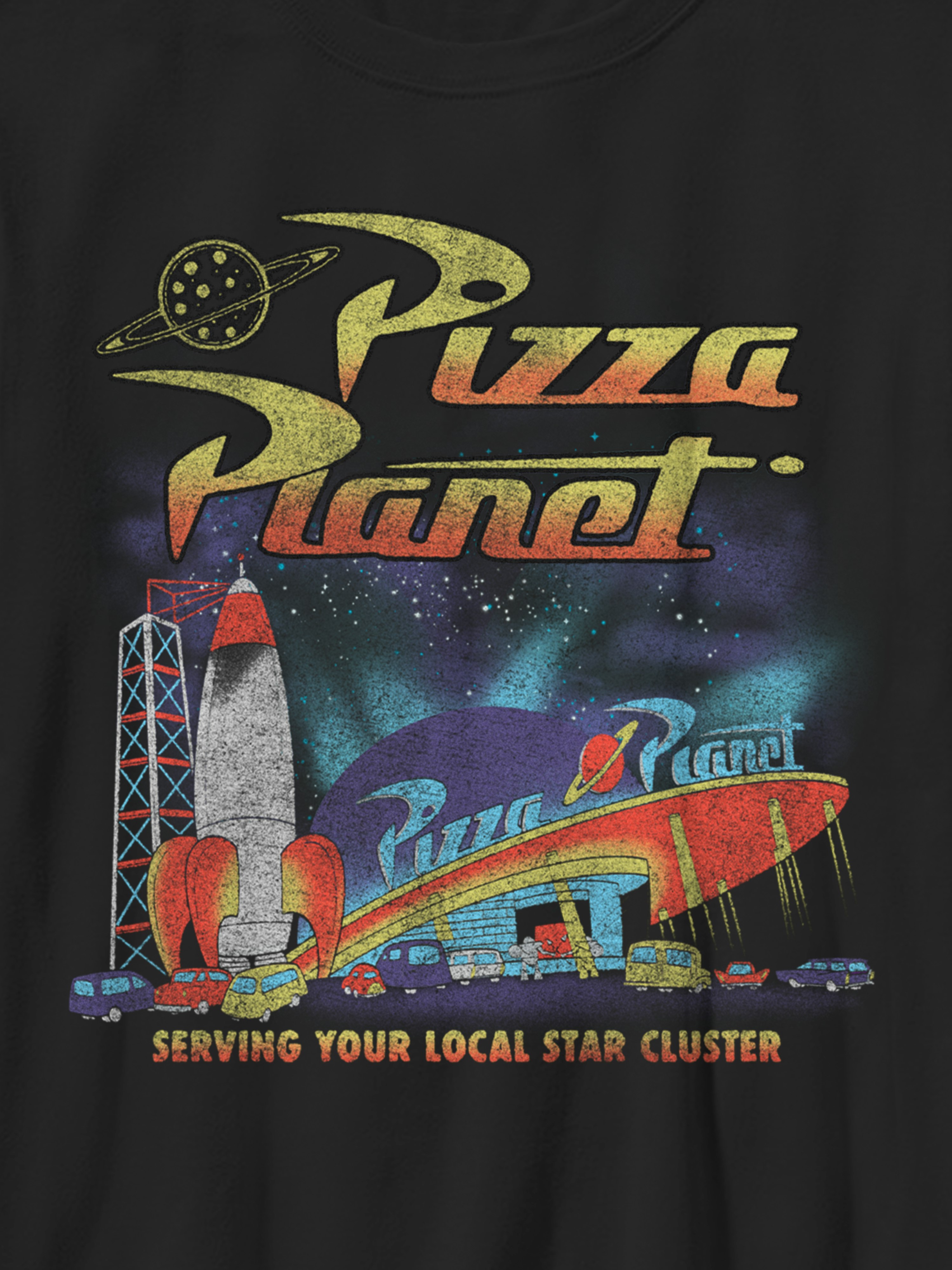 Image 2 of 4, Kids Toy Story Pizza Planet Graphic Tee
