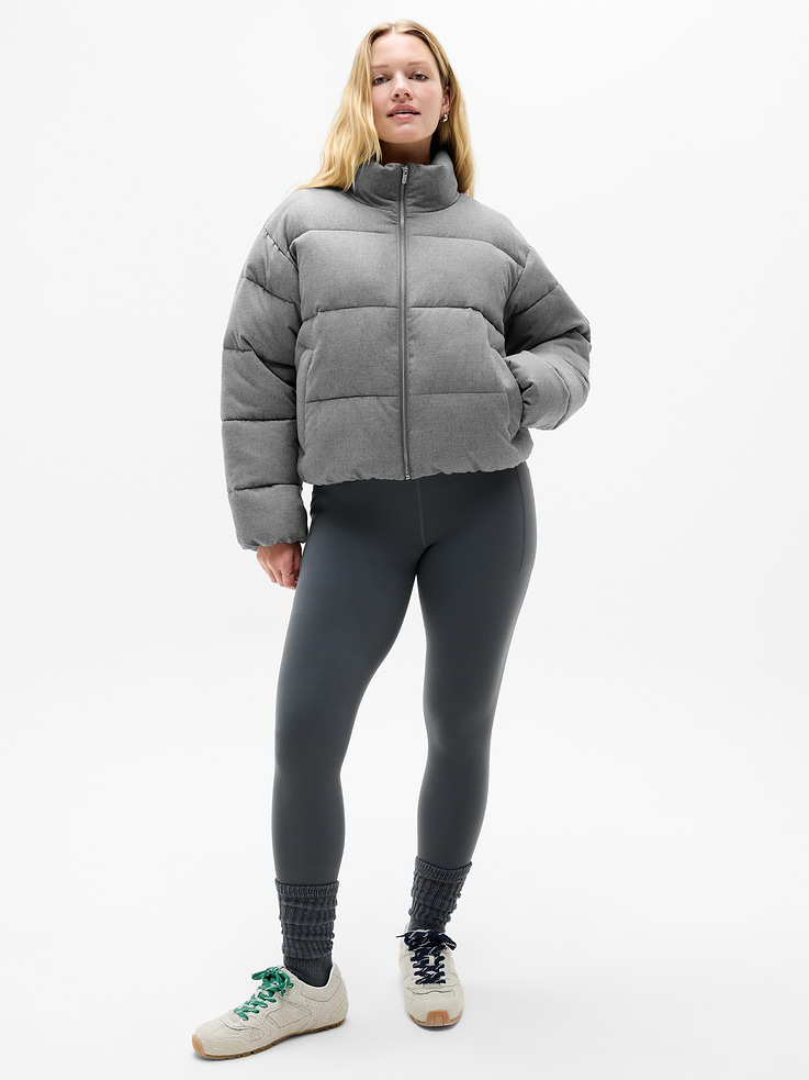 Image number 4 showing, Halo Flannel Puffer Jacket