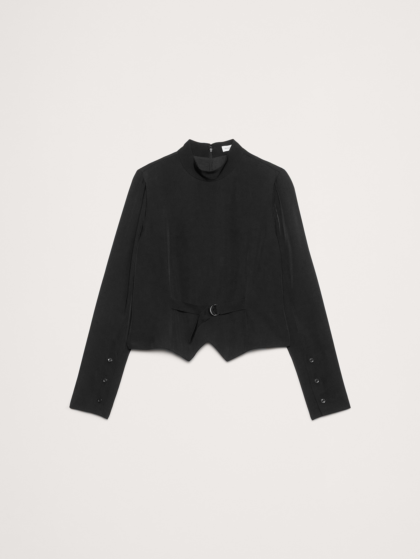 Image number 8 showing, Drapey Mock-Neck Top