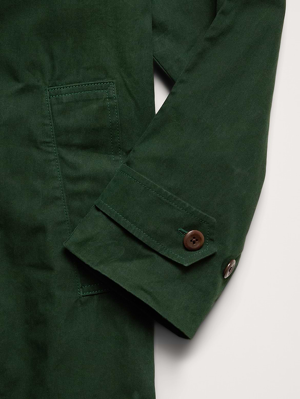 Water-Resistant Mac Coat