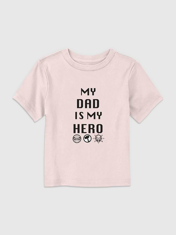 Image number 1 showing, Toddler Marvel Hero Dad Graphic Tee