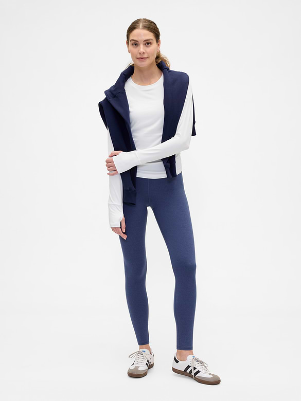 GapFit Brushed Jersey Ruched T-Shirt