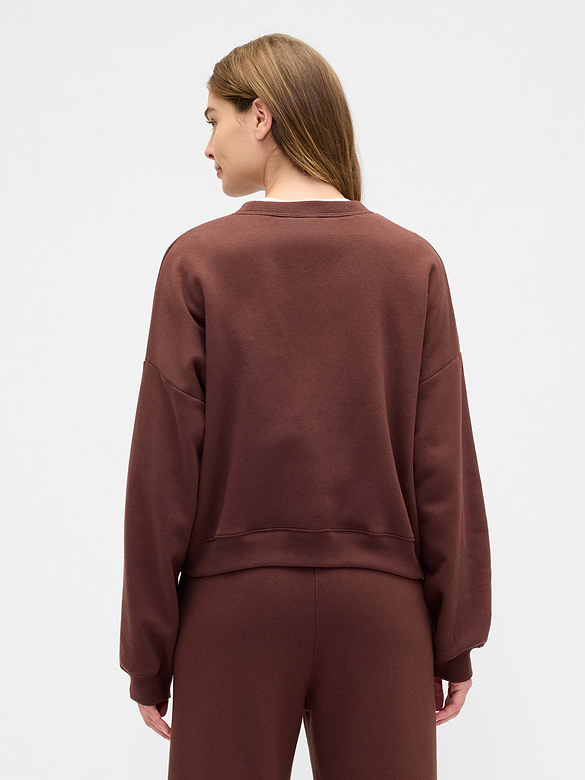 Relaxed Wedge Gap Logo Sweatshirt