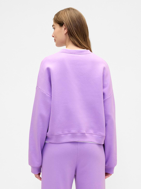 Relaxed Wedge Crewneck Sweatshirt