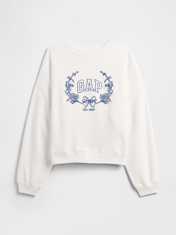 Image number 5 showing, Relaxed Wedge Gap Logo Sweatshirt