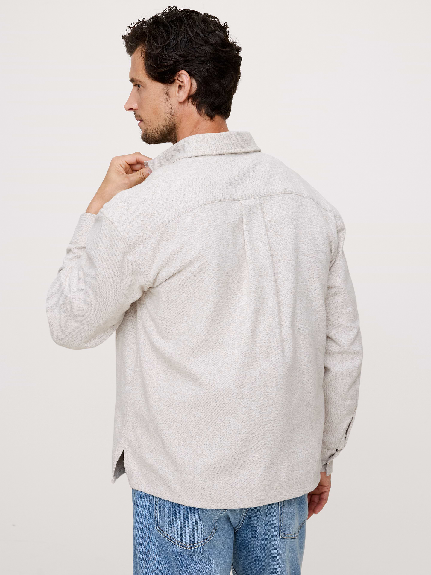 Image number 2 showing, Relaxed-Fit Flannel Overshirt