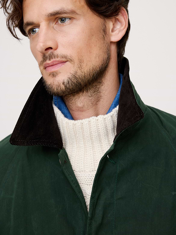 Water-Resistant Mac Coat