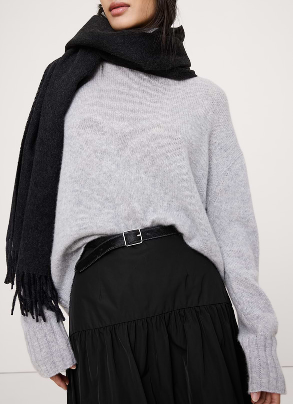 Ceinture en cuir de veau velours