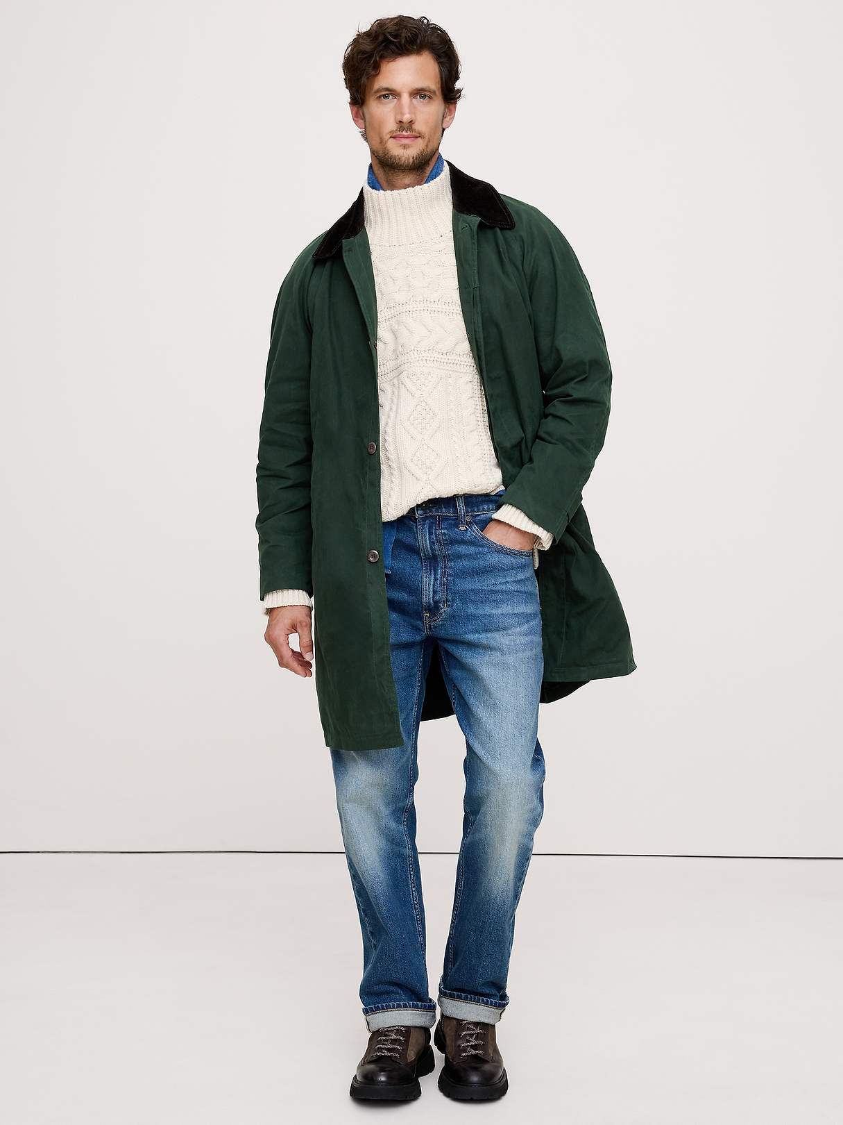 Water-Resistant Mac Coat | Banana Republic