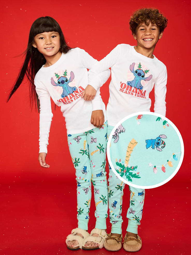 Image number 1 showing, Old Navy x Disney Gender-Neutral Snug-Fit Graphic Pajama Set for Kids