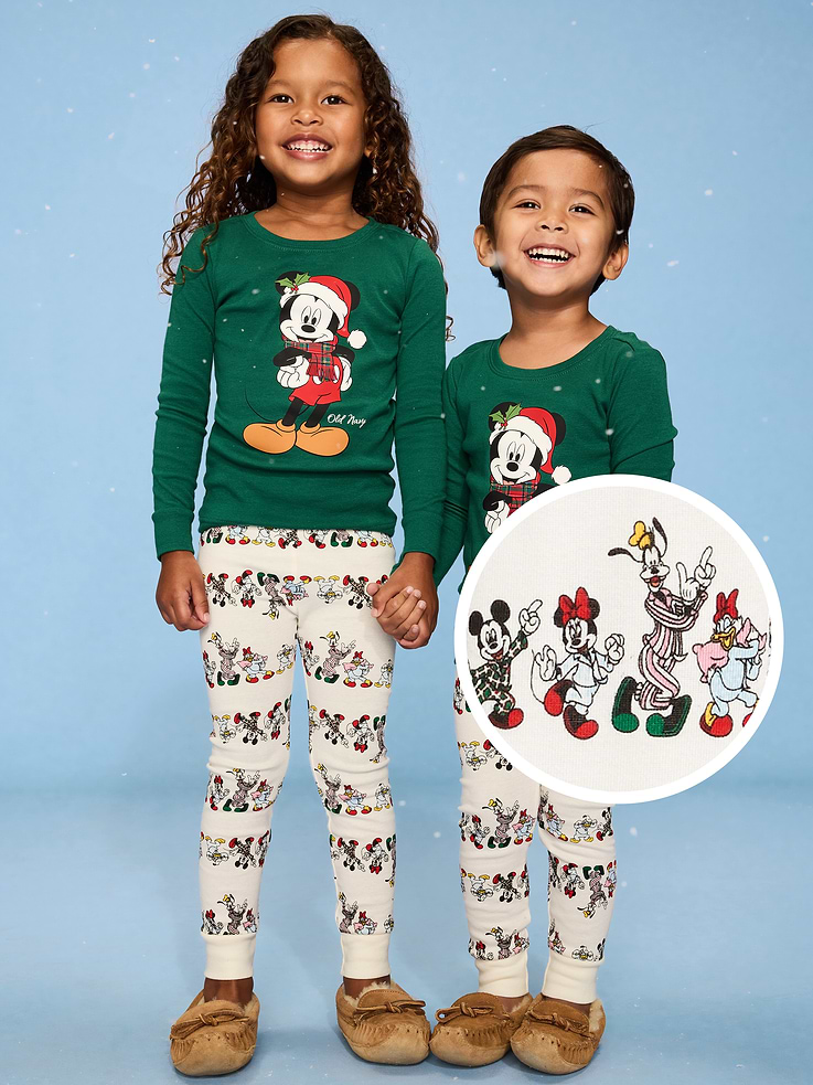 Image number 1 showing, Old Navy x Disney Unisex Graphic Snug-Fit Pajama Set for Toddler & Baby