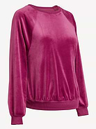 Image number 2 showing, Maternity Velour Crew-Neck Sweatshirt