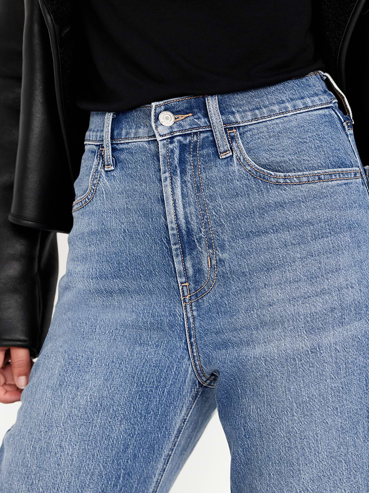 Image number 5 showing, Wow High-Waisted Barrel Ankle Jeans