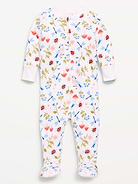 Image number 1 showing, Old Navy x Lovevery Snug-Fit 2-Way-Zip Sleep & Play Footed One-Piece for Baby