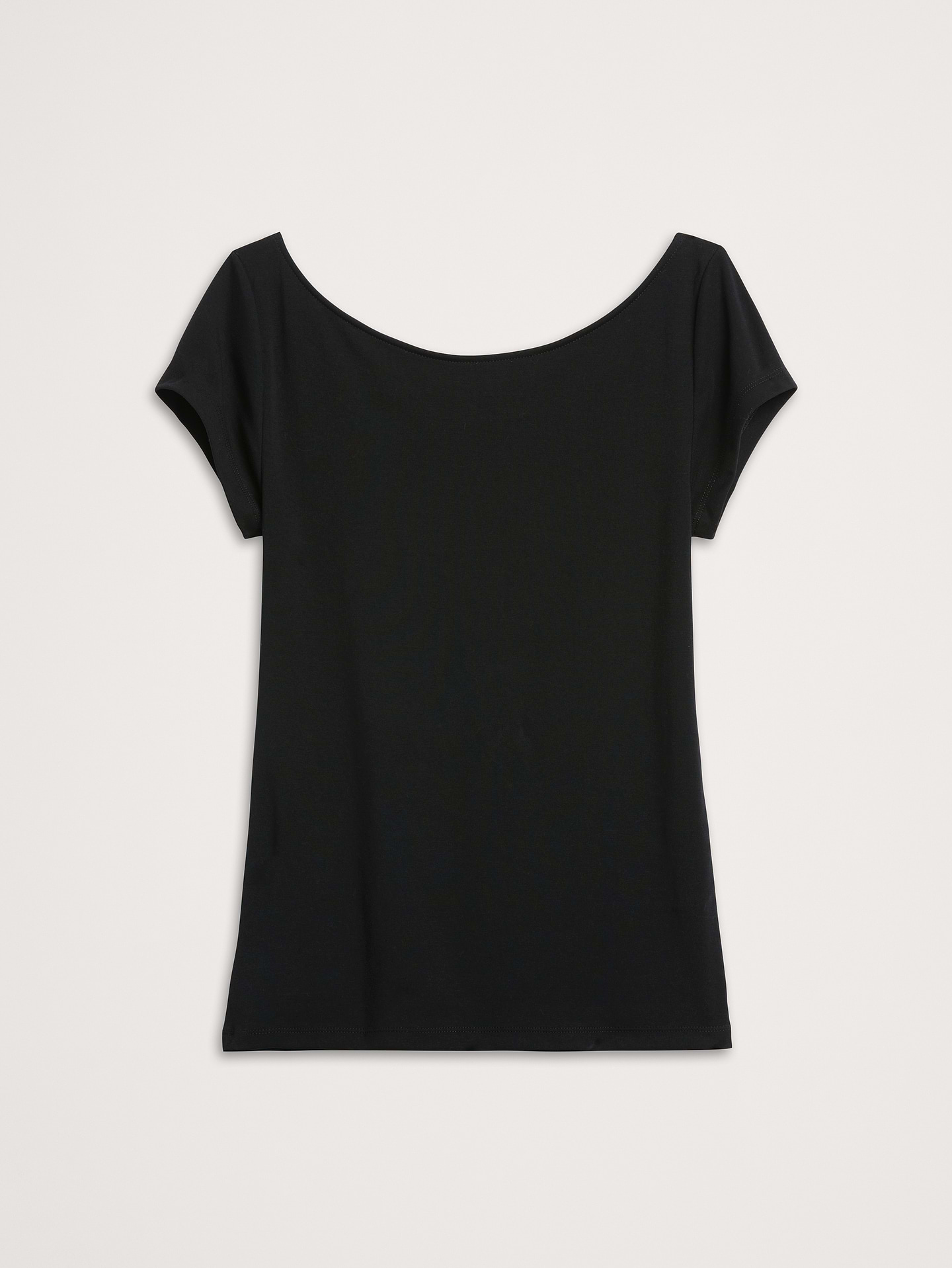 Image number 2 showing, Refined Scoop-Neck T-Shirt