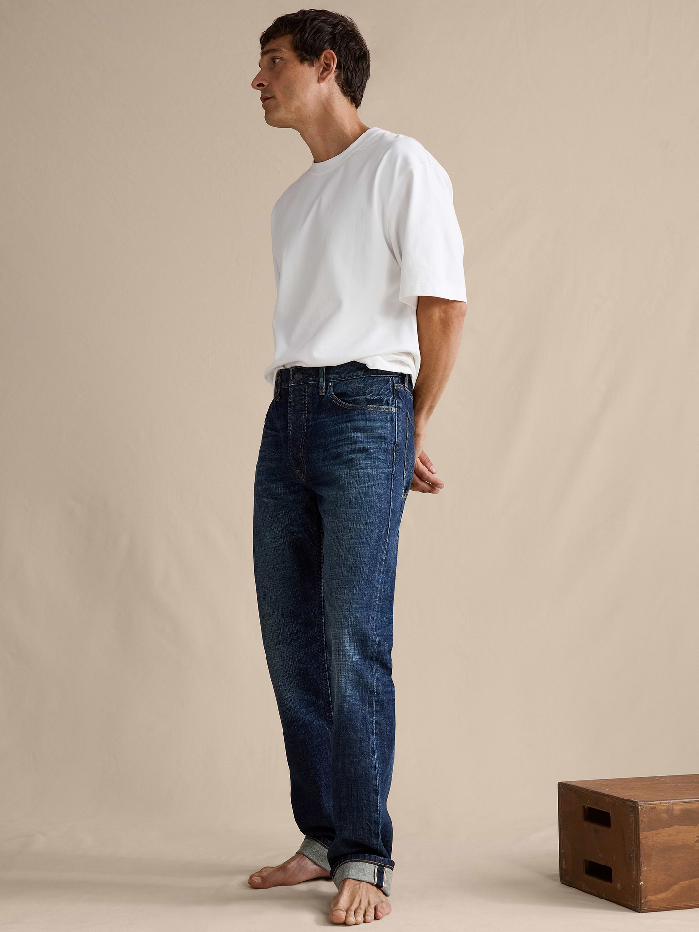 Image number 5 showing, Straight Selvedge Jean