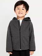 Image number 1 showing, Oversized Dynamic Fleece Zip-Front Hoodie for Toddler Boys