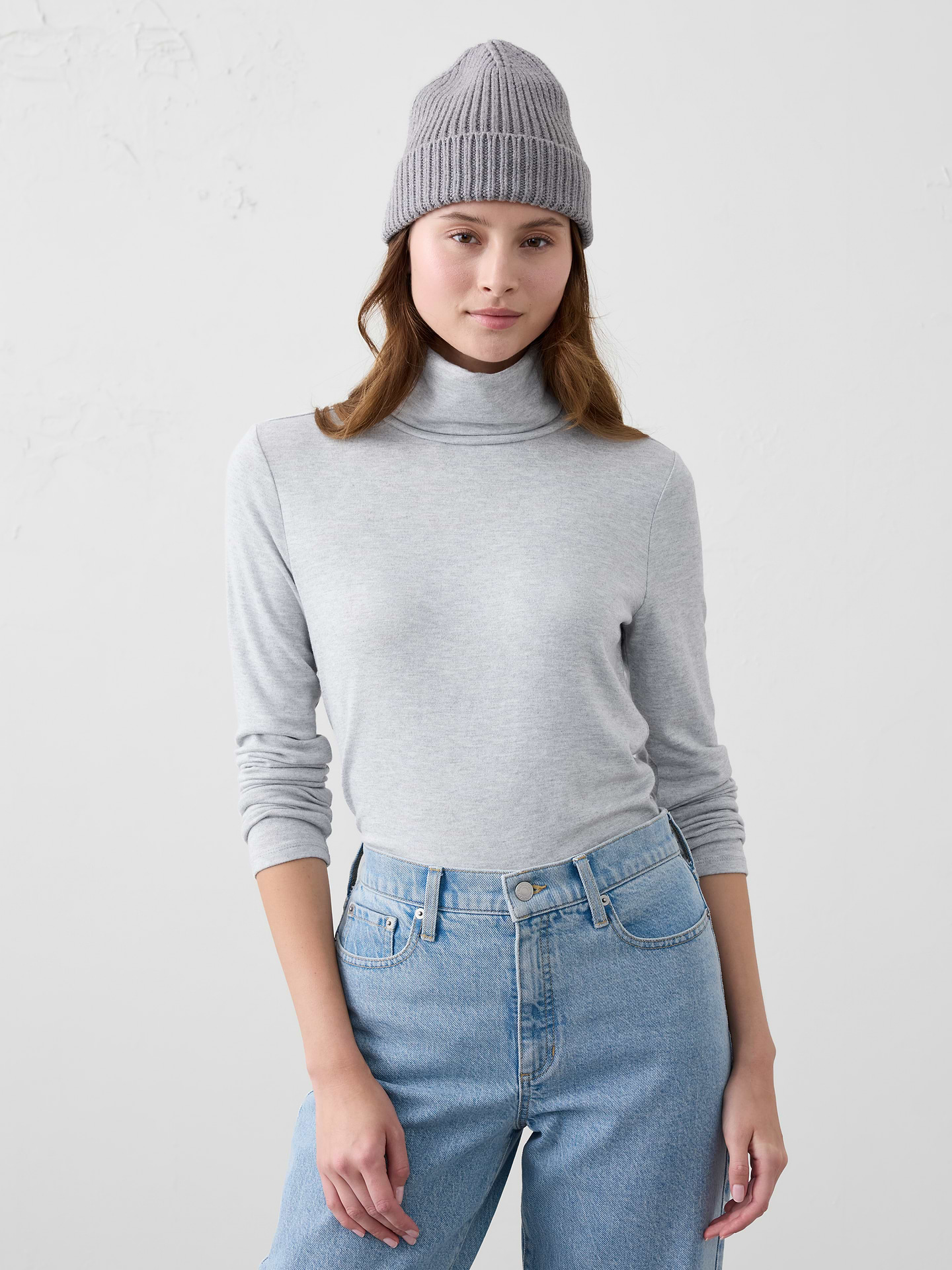 Image number 1 showing, Soft Luxe Turtleneck Top