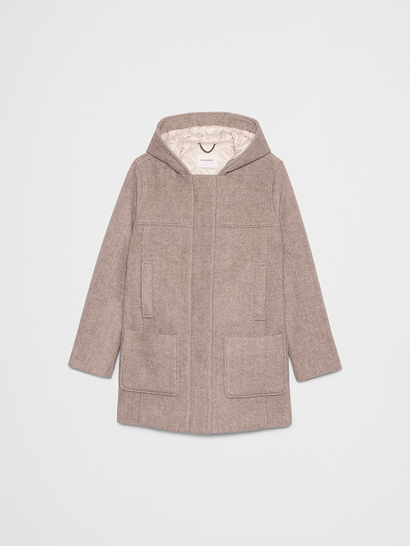 Melton Hooded Jacket