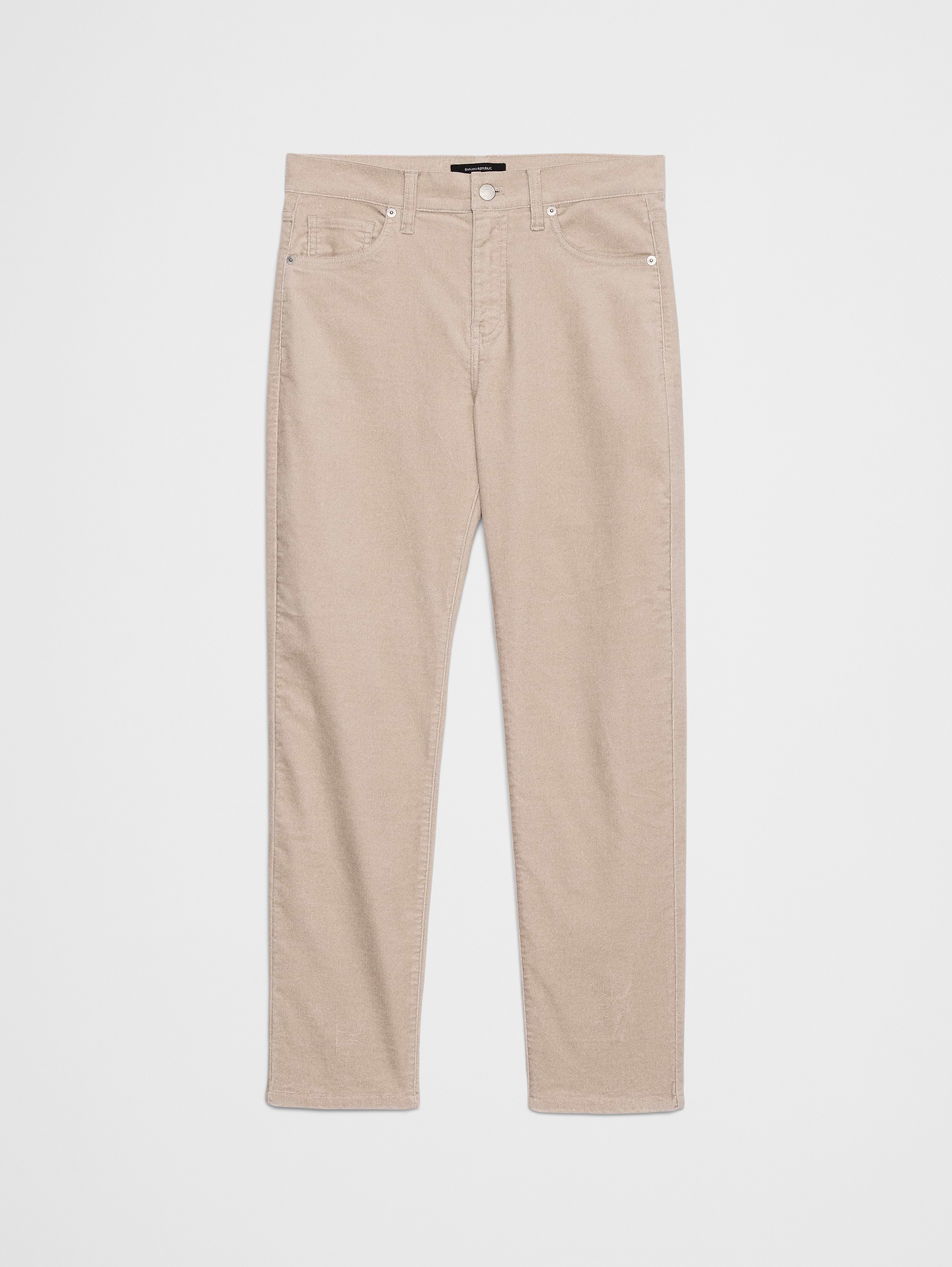 Image number 4 showing, Slim High-Rise Velvet Pants